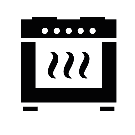 Oven Bake Icon